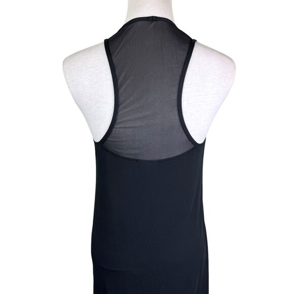 Tommy Bahama Black Sleeveless Sheer Mesh Slim Fit Maxi Dress - Picture 5 of 7
